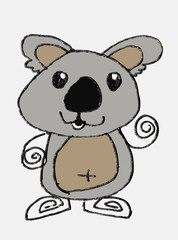 cartoon animals and fishes in Jaidee Family Style