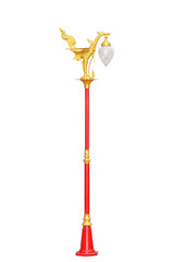 Light pole isolated