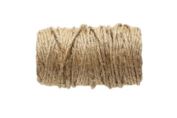 Roll rope isolated on white background