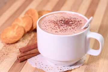 Hot chocolate drink