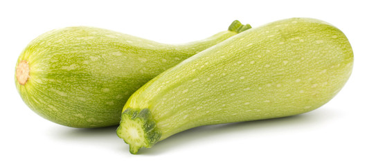Fresh vegetable marrow isolated on white background