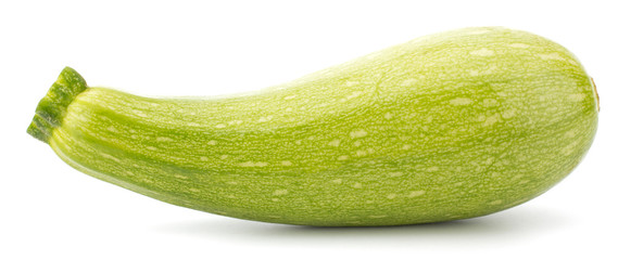 Fresh vegetable marrow isolated on white background