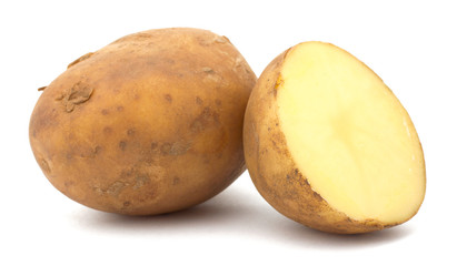 New Potatoes isolated on white background