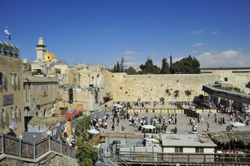 Fototapeta premium The Western Wall and Temple Mount in Jerusalem