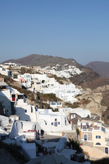 Fototapeta premium Chapel on Santorini island
