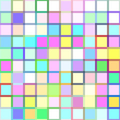 abstract squares multi-color mosaic background