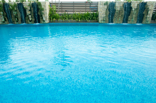 swimming pool water. Aqua texture