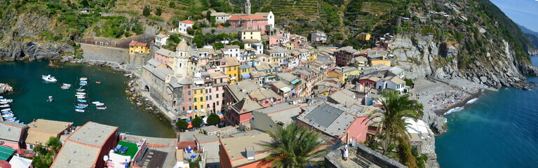 Fototapeta na wymiar Vernazza - Panorama