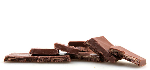 Chocolate Isolated On White