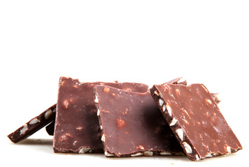 Chocolate Isolated On White