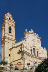 L'antico villaggio di Cervo, Liguria, Italia