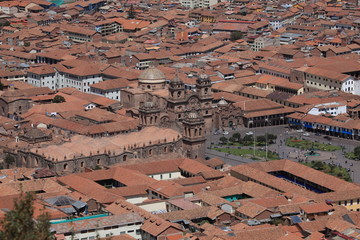 Die Stadt Cusco in Peru