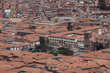 Die Stadt Cusco in Peru
