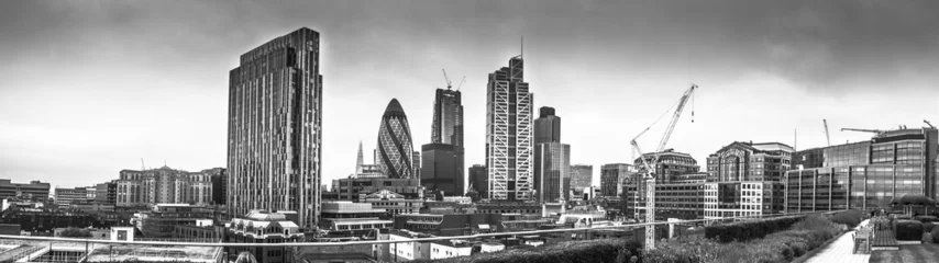 Selbstklebende Fototapete London Londoner Stadtpanorama