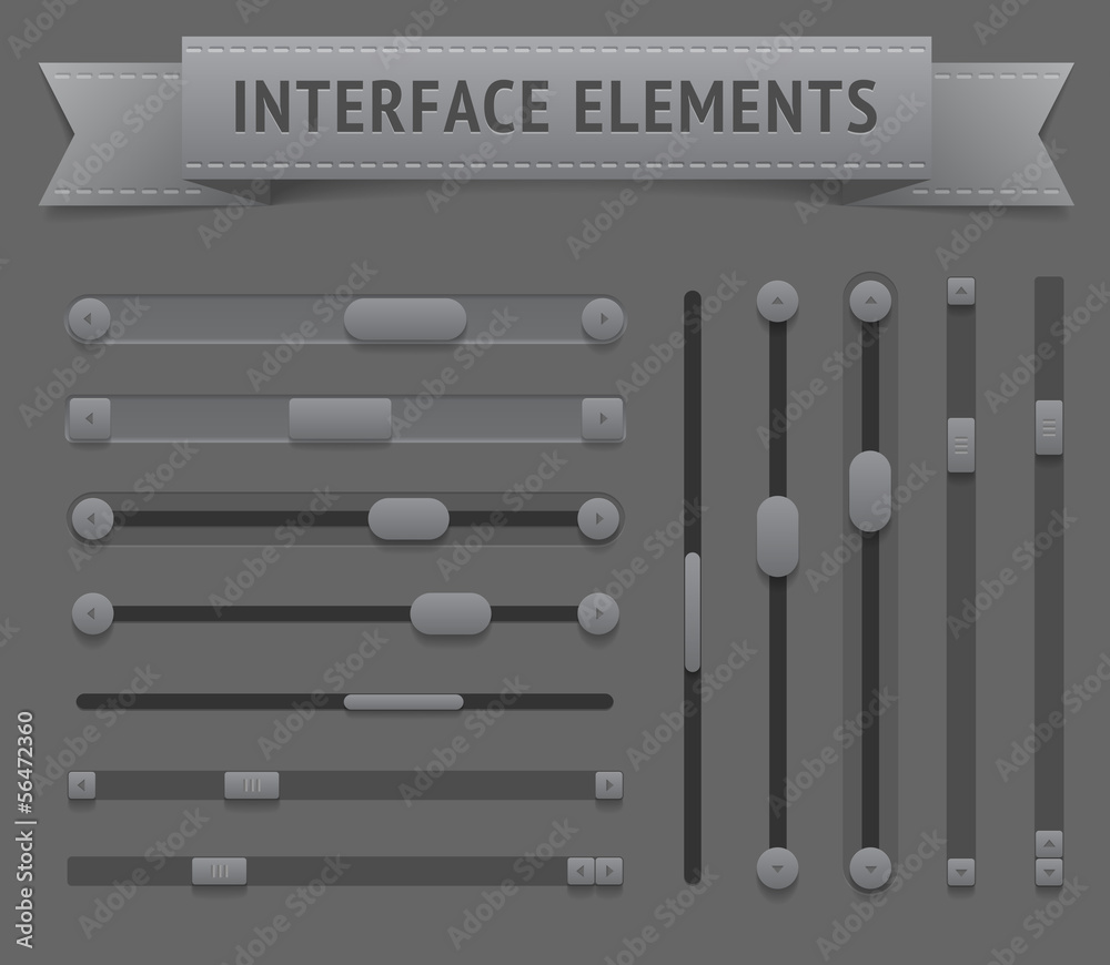 Poster user interface elements