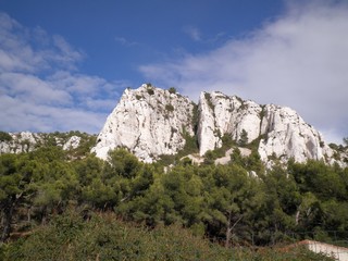 calanques - falaise calcaire
