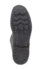 Black shoe sole.