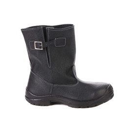 Black kersey boot.
