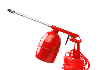 Fototapeta premium Red spray gun.