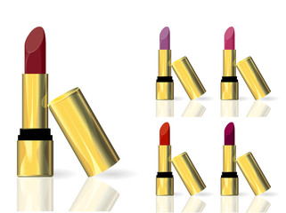 Lipstick. Vector.