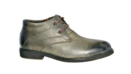 Male fashion  shoes on white