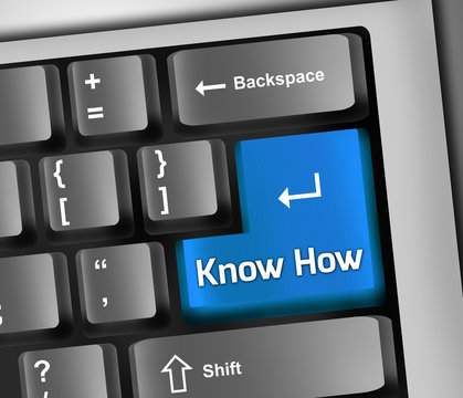 Keyboard Illustration "Know How"