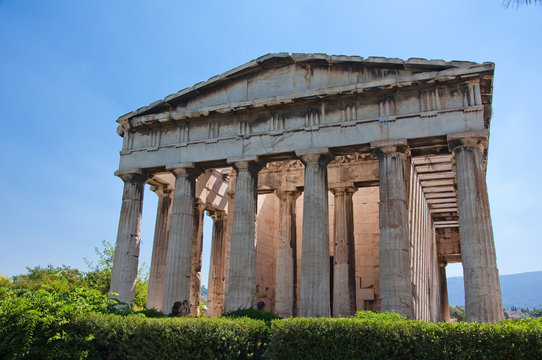 The Temple of Hephaestus. Athens, Greece.