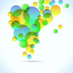abstract colorful background with circles , eps10