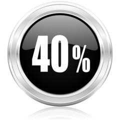 40 percent icon