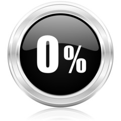 0 percent icon