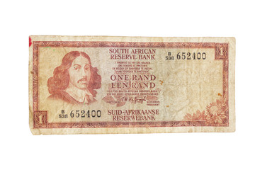 Vintage South African 1970s Bank Note