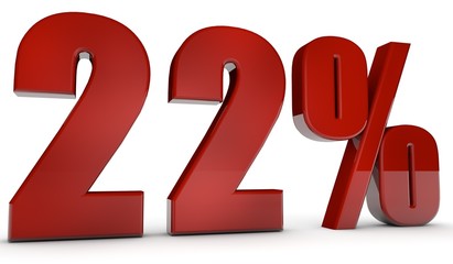 percent,22