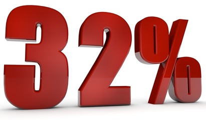 percent,32