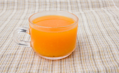 Glass of orange juice