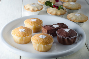 Christmas Cupcakes and Mince Pies