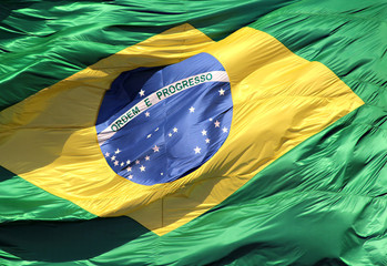 Brazilian flag - Detail