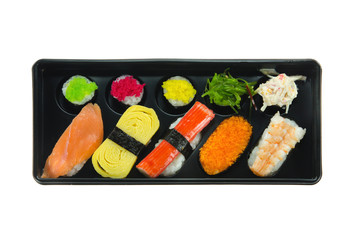 top view sushi