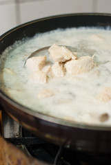 Boiled chicken breast