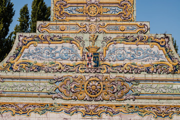 Portuguese ceramic tile painting from the C18th.