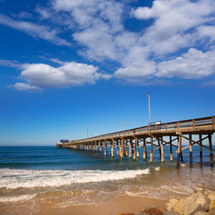Fototapeta premium Newport pier beach in California USA