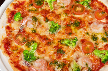 seafood pizza