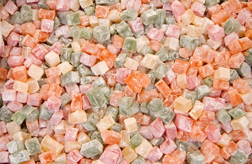 Colorful Traditional Turkish Delights