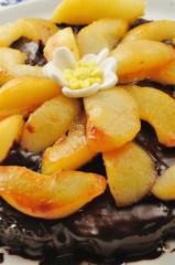 Torta pere e cioccolato