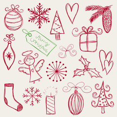 Christmas doodles