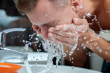 Washing face © georgerudy
