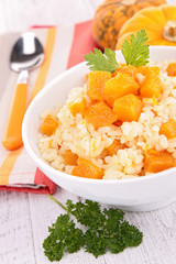 pumpkin risotto