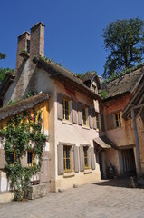 Fototapeta na wymiar Ferme du Hameau de la Reine, Château de versailles