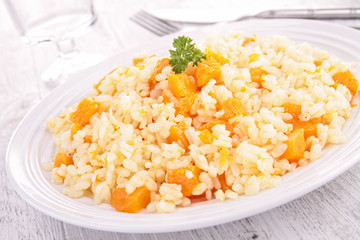 pumpkin risotto