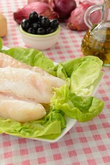 Filetto di pesce crudo