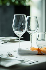 Served table